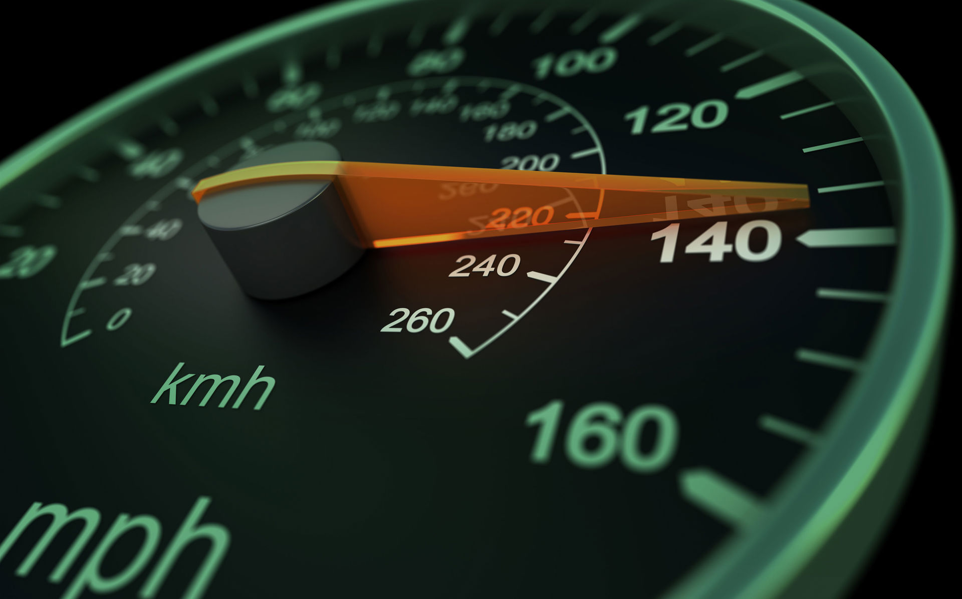 Speedometer Green Overlay